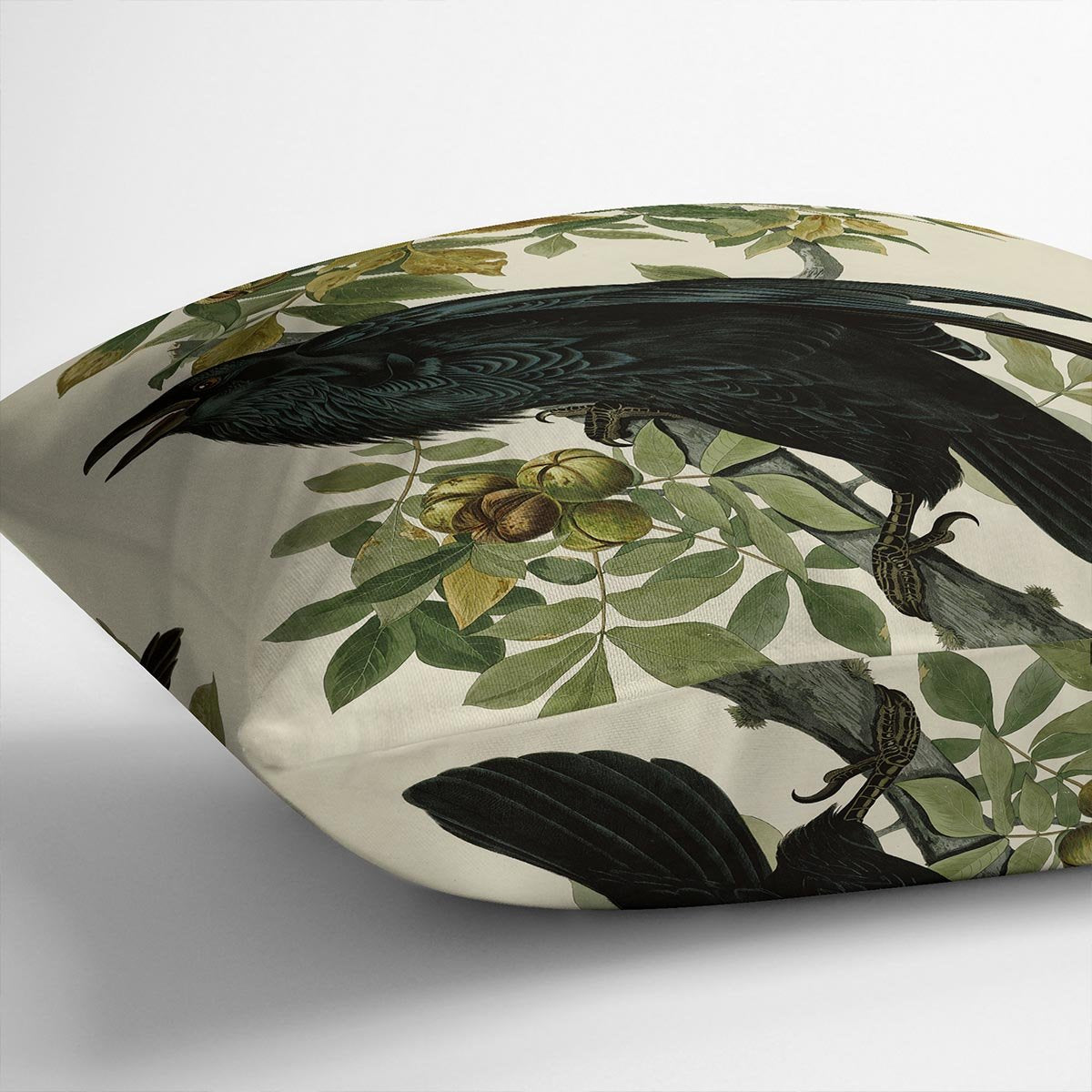 Raven by Audubon Cushion