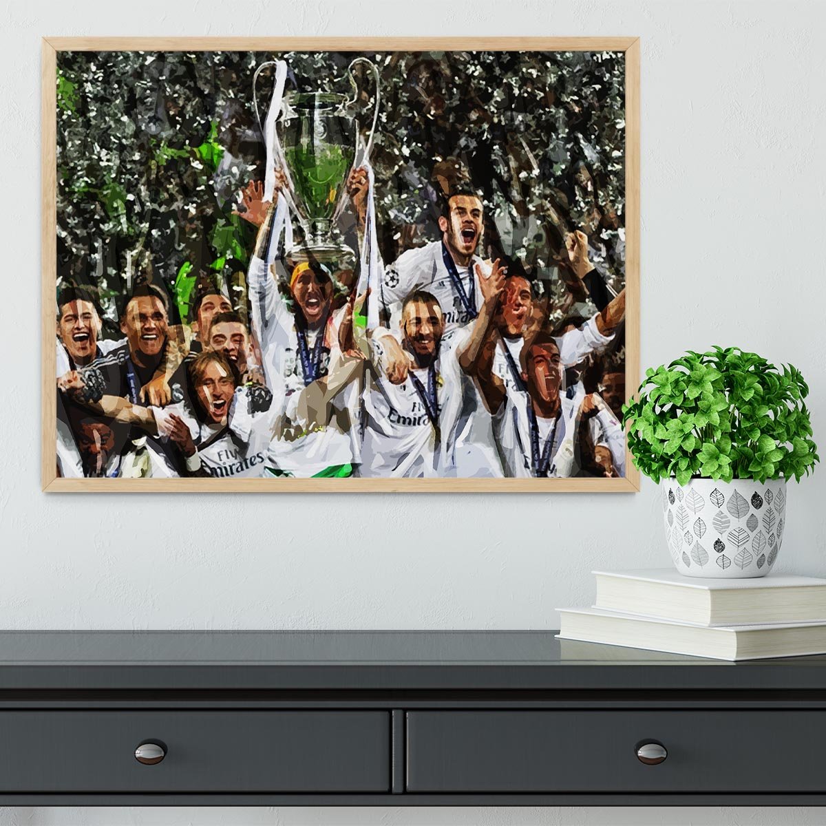 Real Madrid Champions League 2017 Framed Print - Canvas Art Rocks - 4