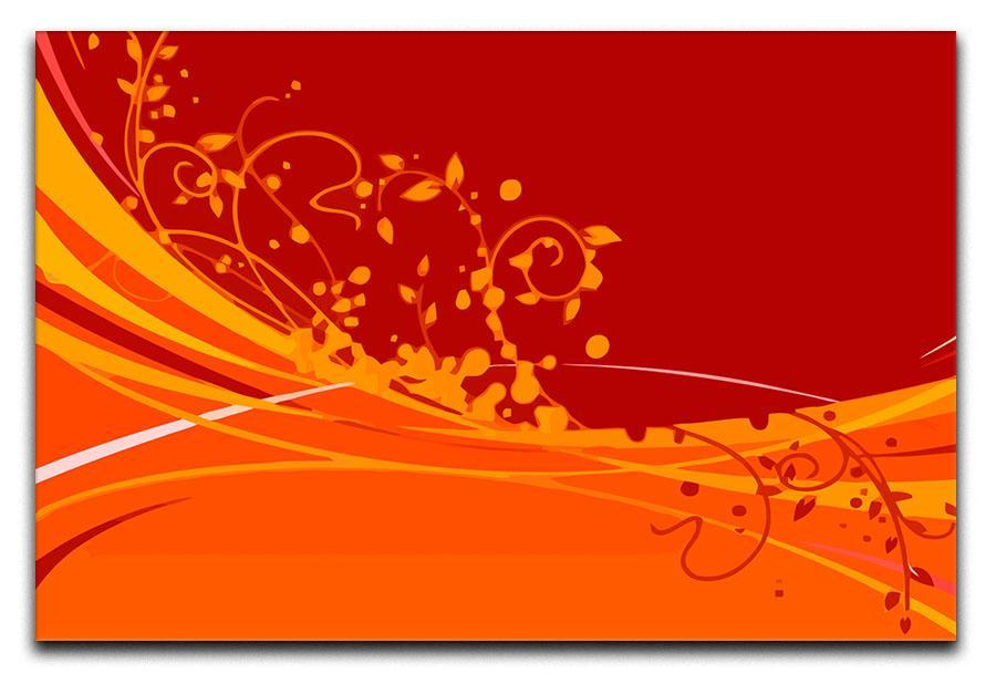 Red Abstract Canvas Print or Poster  - Canvas Art Rocks - 1