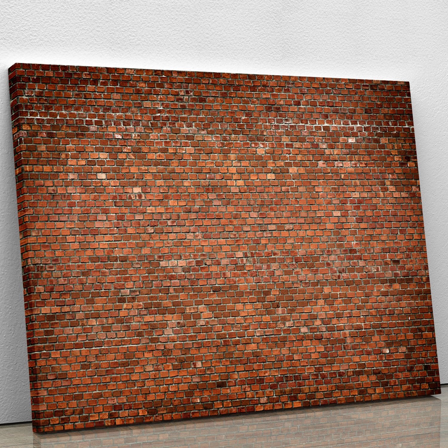 Red brick wall texture Canvas Print or Poster