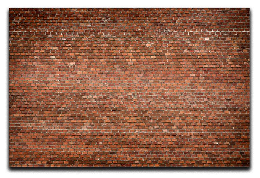 Red brick wall texture Canvas Print or Poster - Canvas Art Rocks - 1