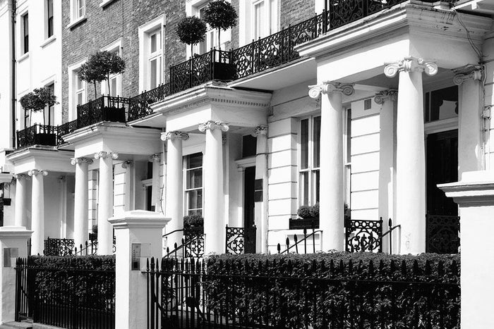 Regency Georgian terraced town house Wall Mural Wallpaper