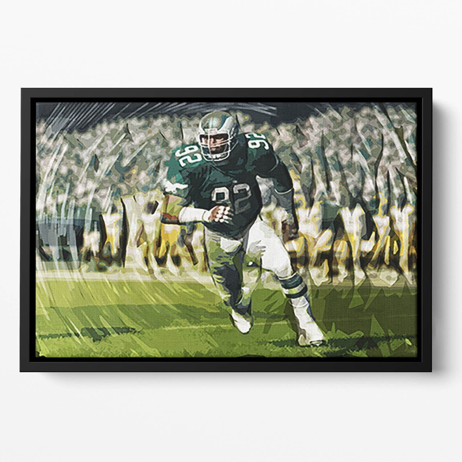 Reggie White Floating Framed Canvas