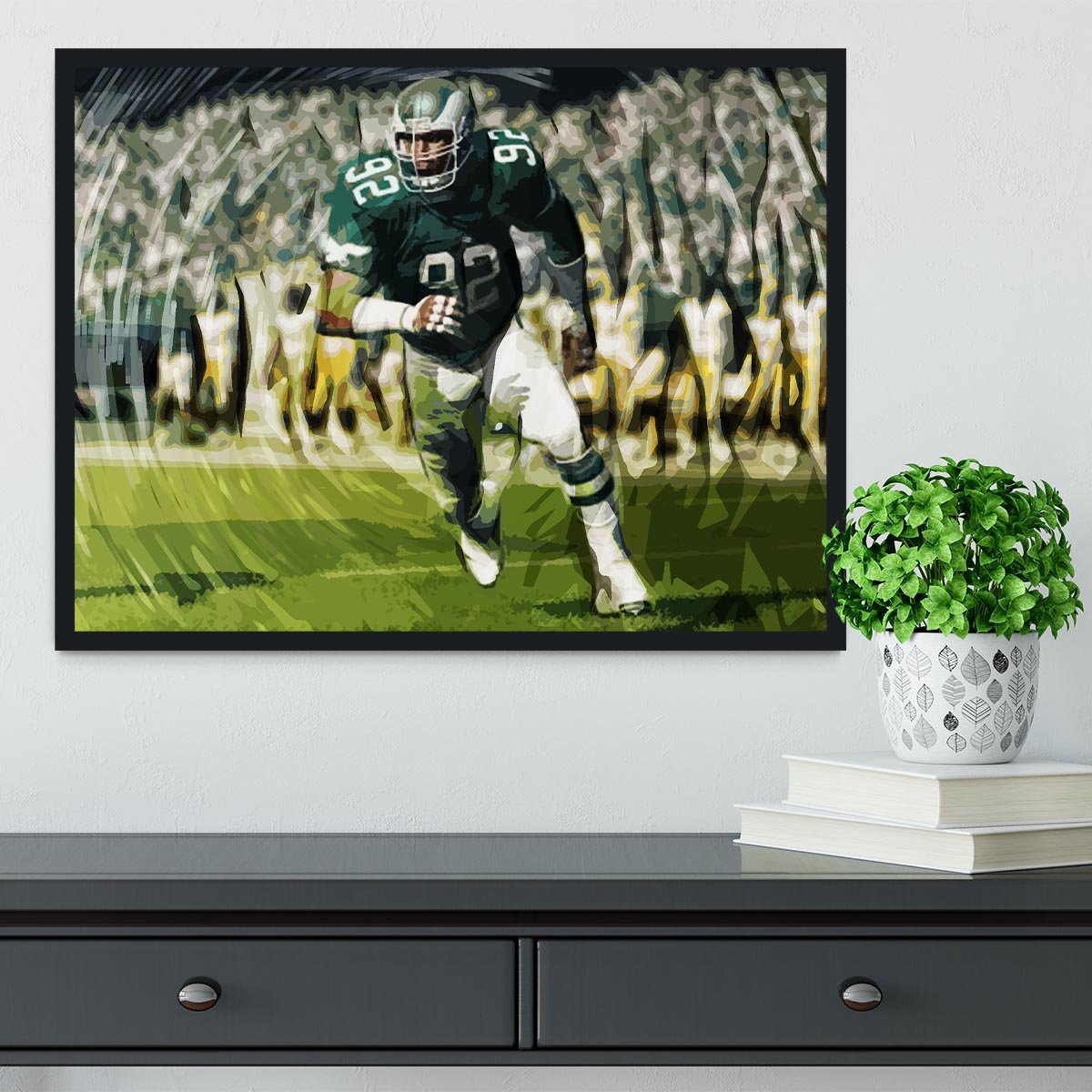 Reggie White Framed Print - Canvas Art Rocks - 2