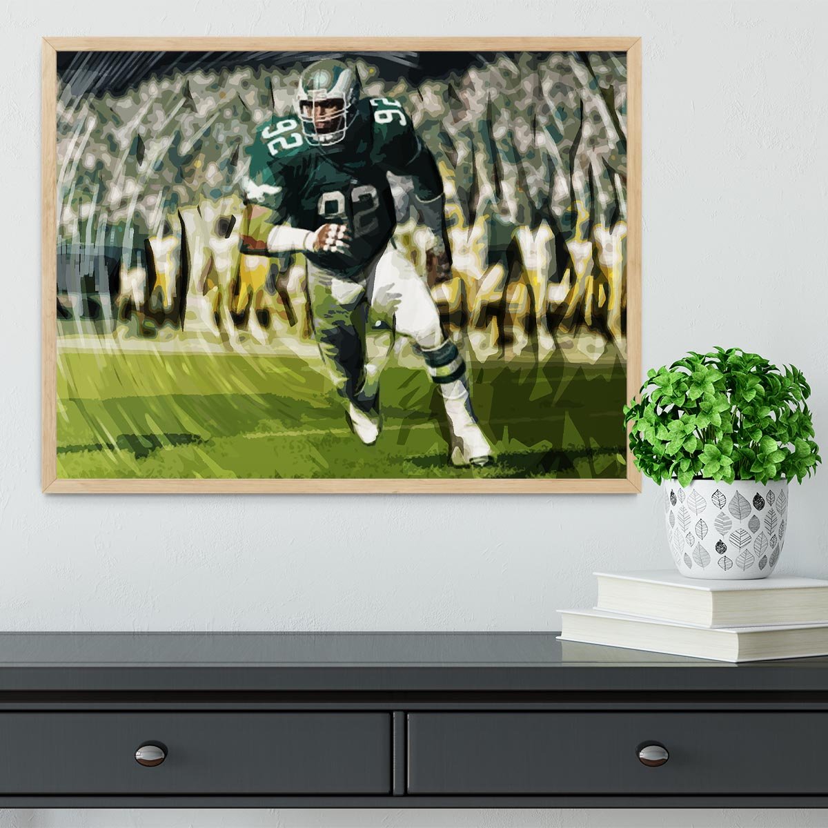 Reggie White Framed Print - Canvas Art Rocks - 4