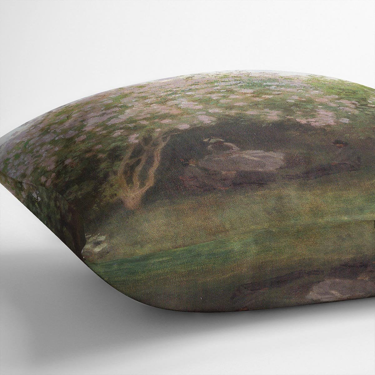 Repos sous les lilas 1872 by Monet Throw Pillow