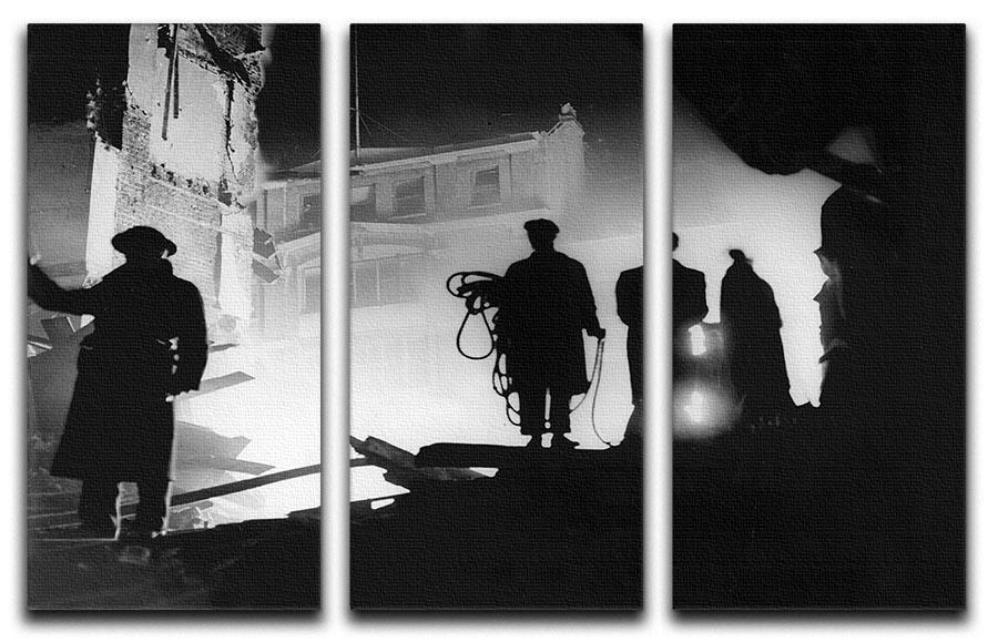 Rescuers in Soho London 3 Split Panel Canvas Print - Canvas Art Rocks - 1