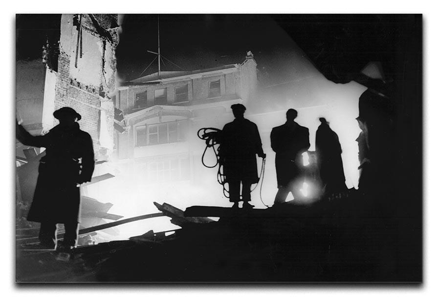 Rescuers in Soho London Canvas Print or Poster  - Canvas Art Rocks - 1