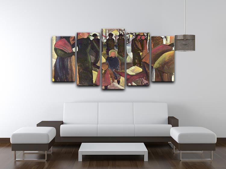 Resignation by Macke 5 Split Panel Canvas - Canvas Art Rocks - 3