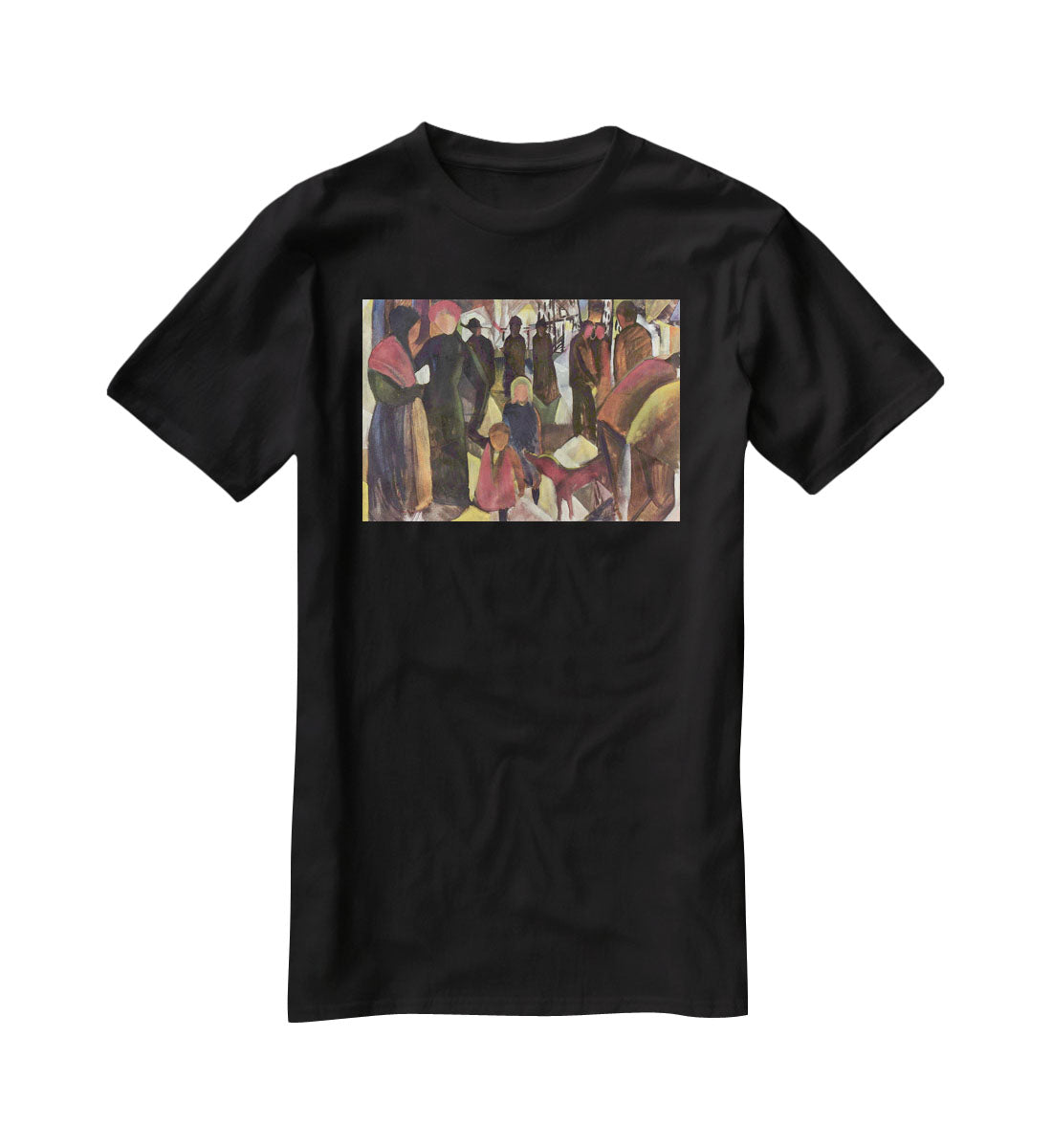 Resignation by Macke T-Shirt - Canvas Art Rocks - 1