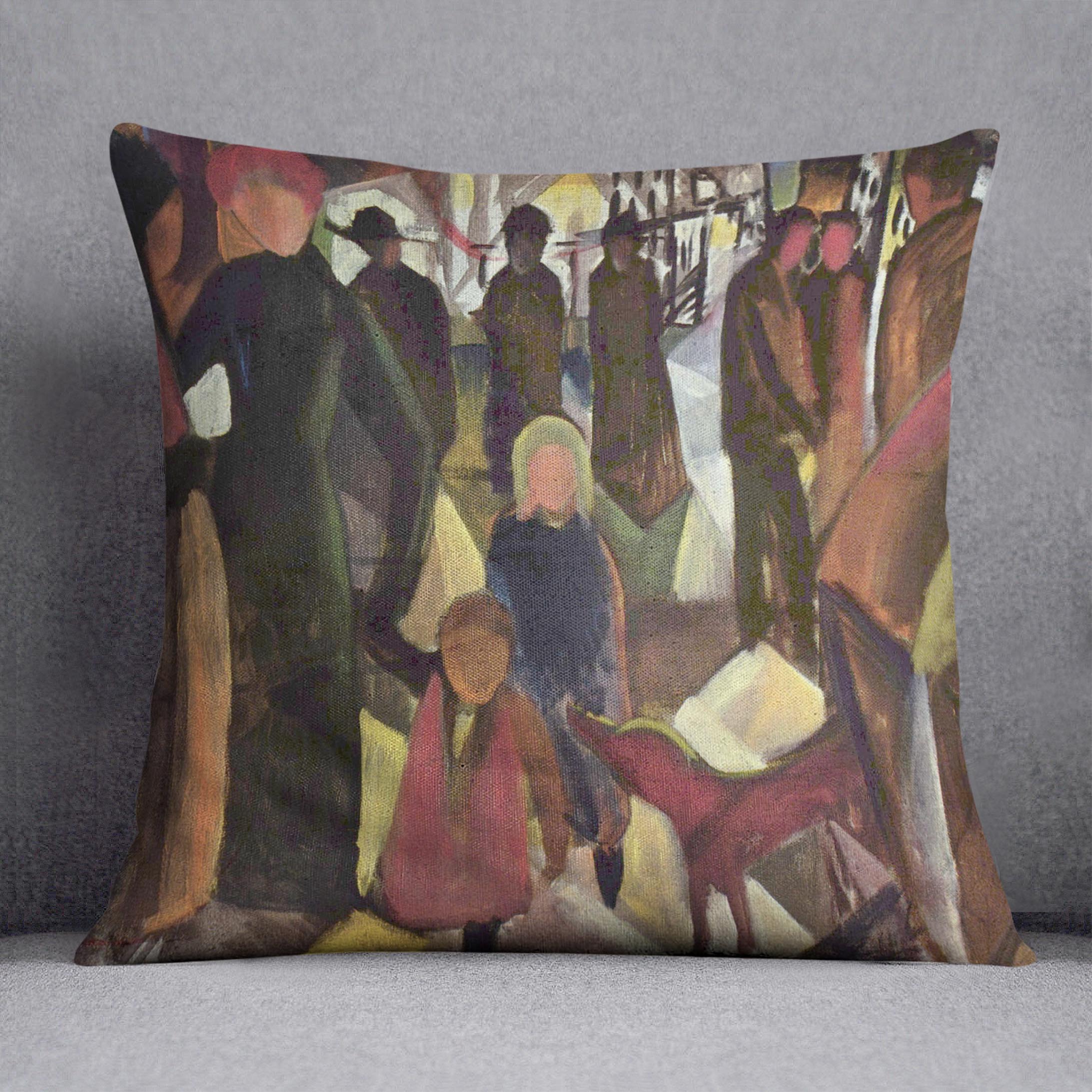 Resignation by Macke Cushion - Canvas Art Rocks - 1