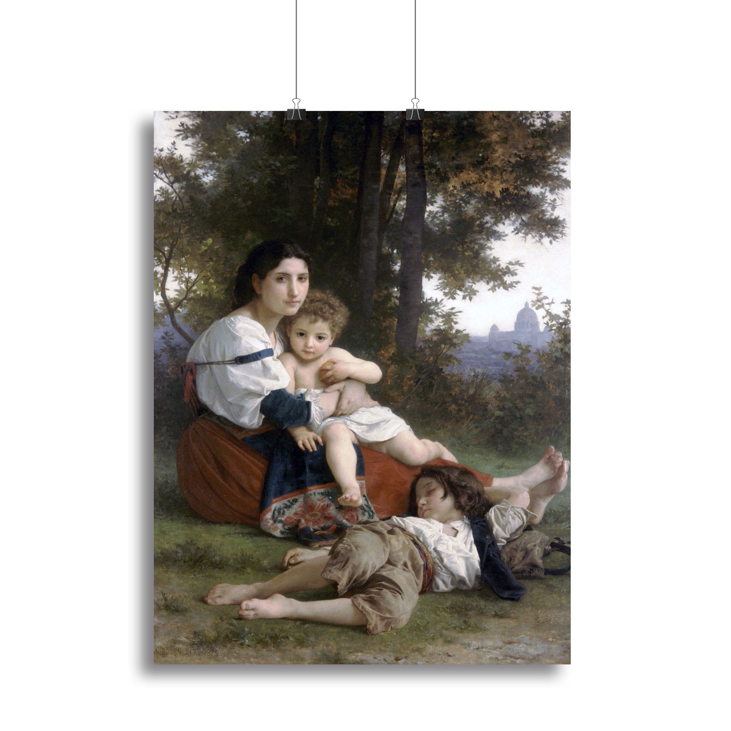 Rest By Bouguereau Canvas Print or Poster