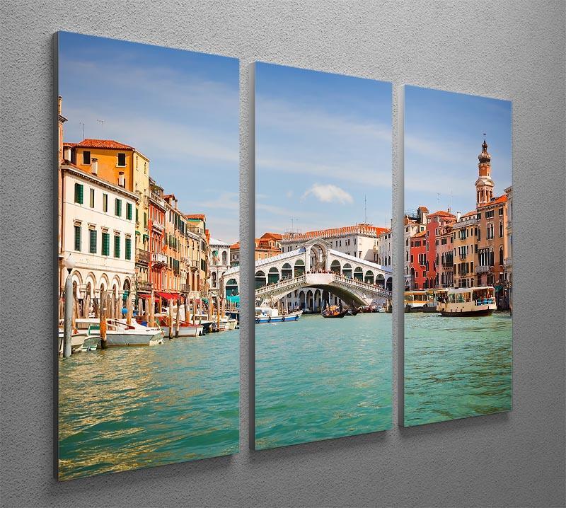Rialto Bridge 3 Split Panel Canvas Print - Canvas Art Rocks - 2