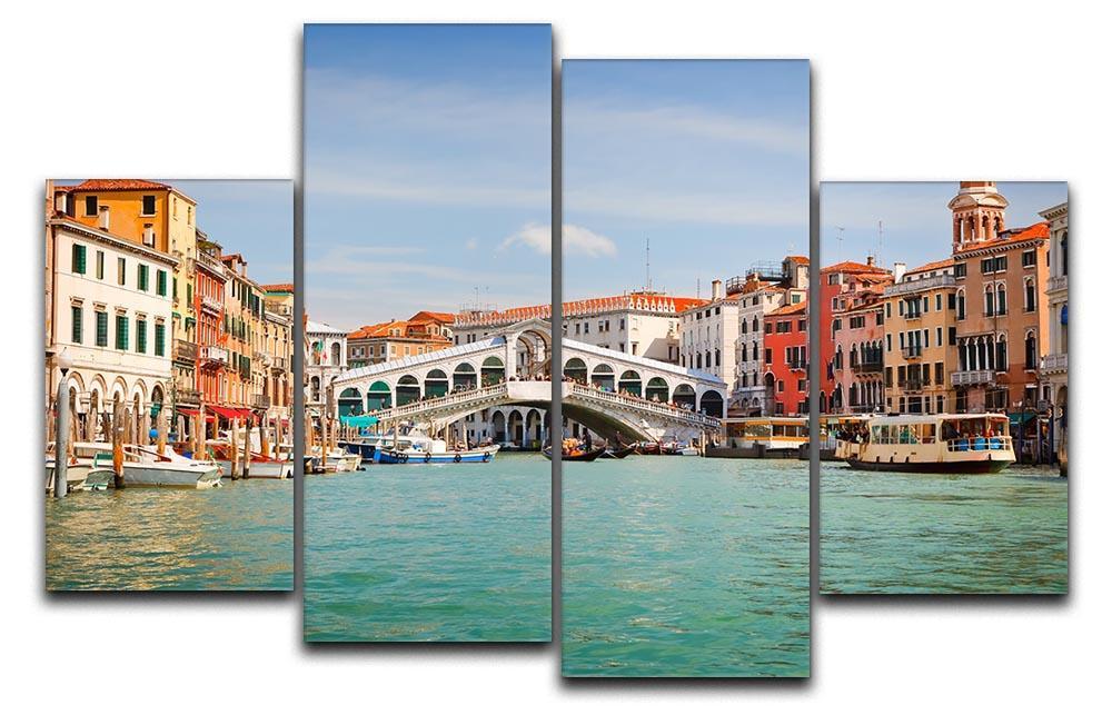 Rialto Bridge 4 Split Panel Canvas  - Canvas Art Rocks - 1