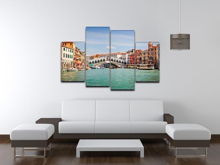 Rialto Bridge 4 Split Panel Canvas  - Canvas Art Rocks - 3