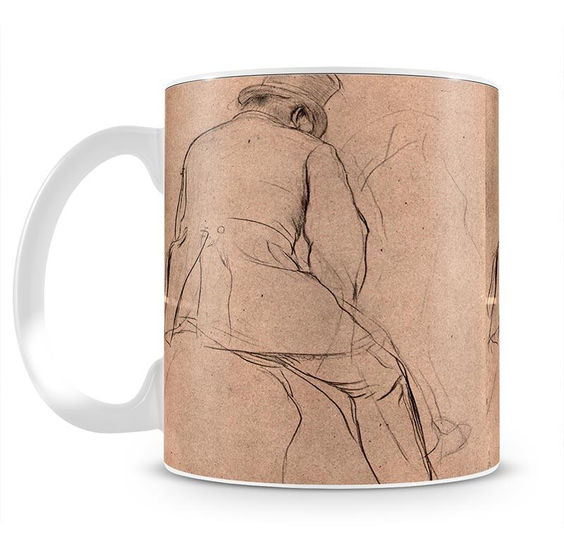 Rider by Degas Mug - Canvas Art Rocks - 1