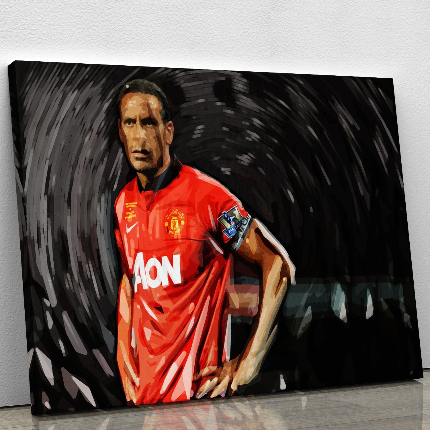 Rio Ferdinand Manchester United Canvas Print or Poster