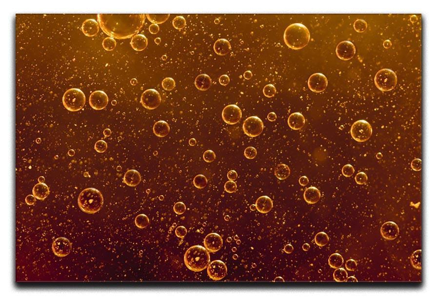 Rising orange bubbles Canvas Print or Poster  - Canvas Art Rocks - 1