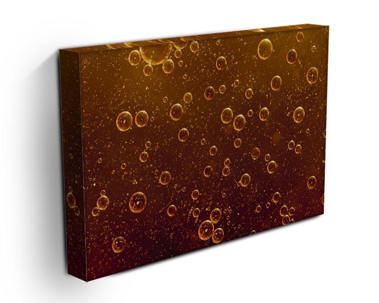Rising orange bubbles Canvas Print or Poster - Canvas Art Rocks - 3