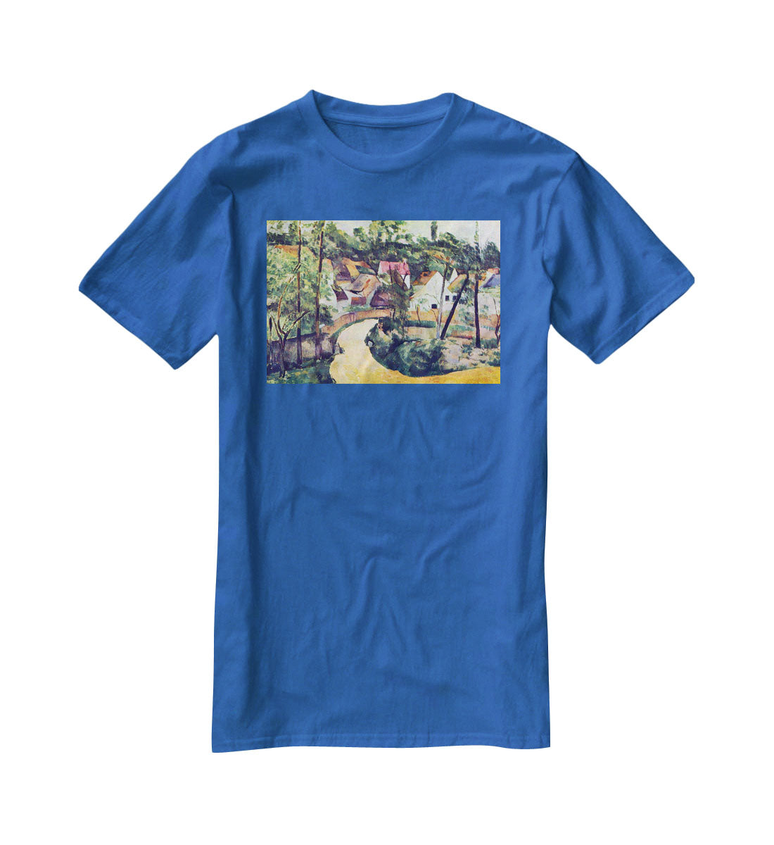 Road bend by Cezanne T-Shirt - Canvas Art Rocks - 2