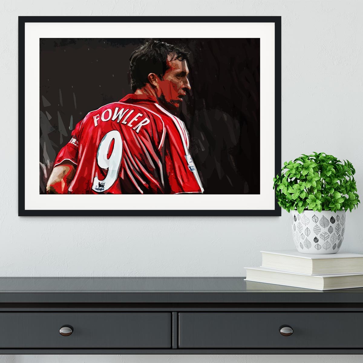 Robbie Fowler Liverpool Framed Print - Canvas Art Rocks - 1