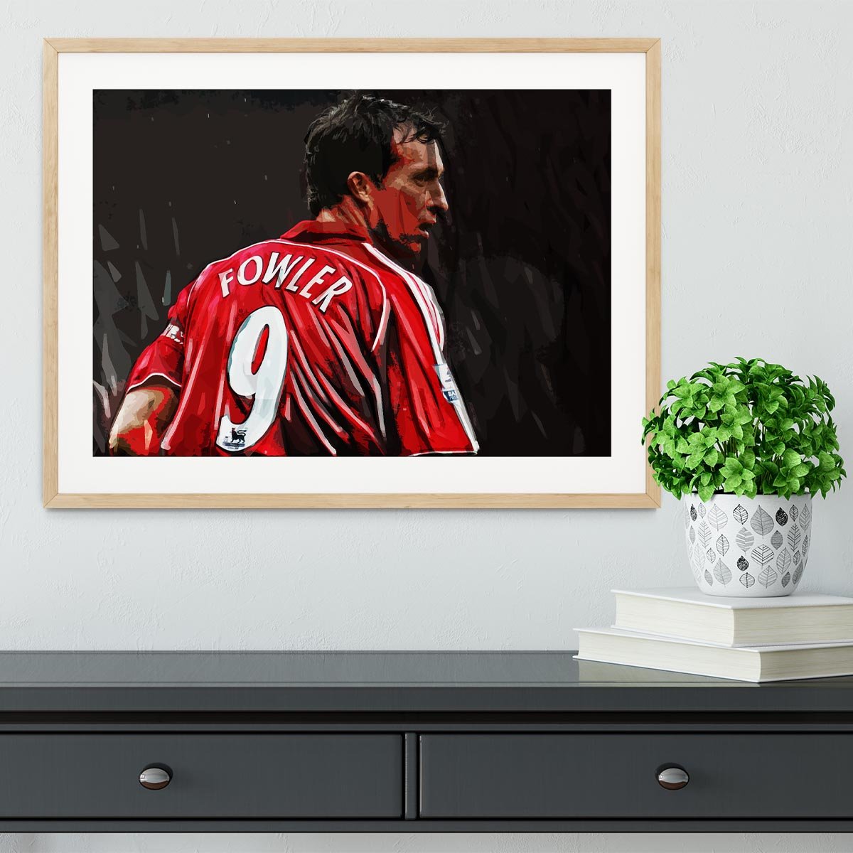 Robbie Fowler Liverpool Framed Print - Canvas Art Rocks - 3