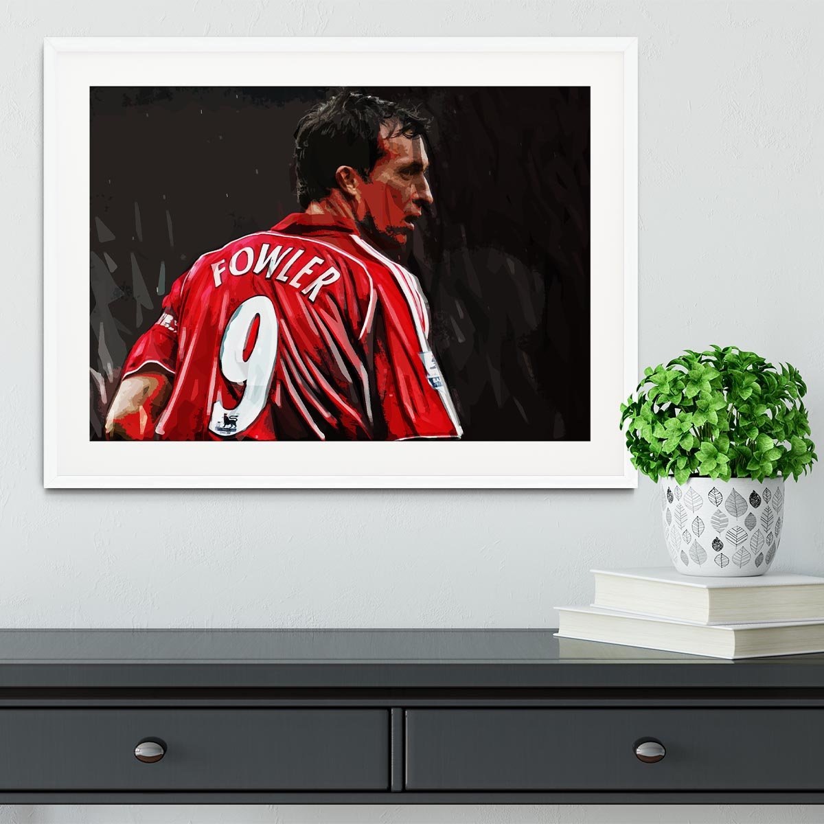 Robbie Fowler Liverpool Framed Print - Canvas Art Rocks - 5