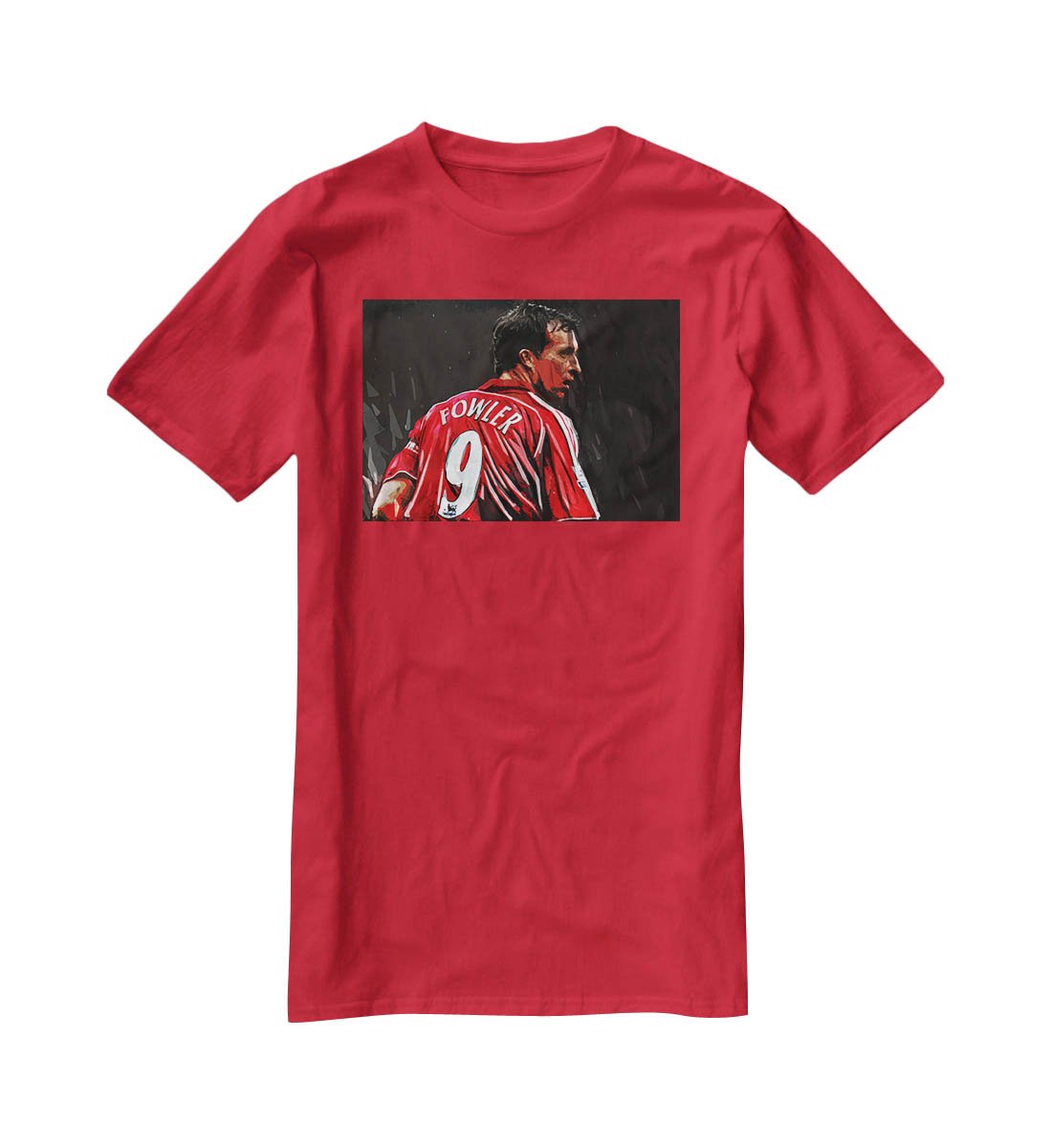 Robbie Fowler Liverpool T-Shirt - Canvas Art Rocks - 4