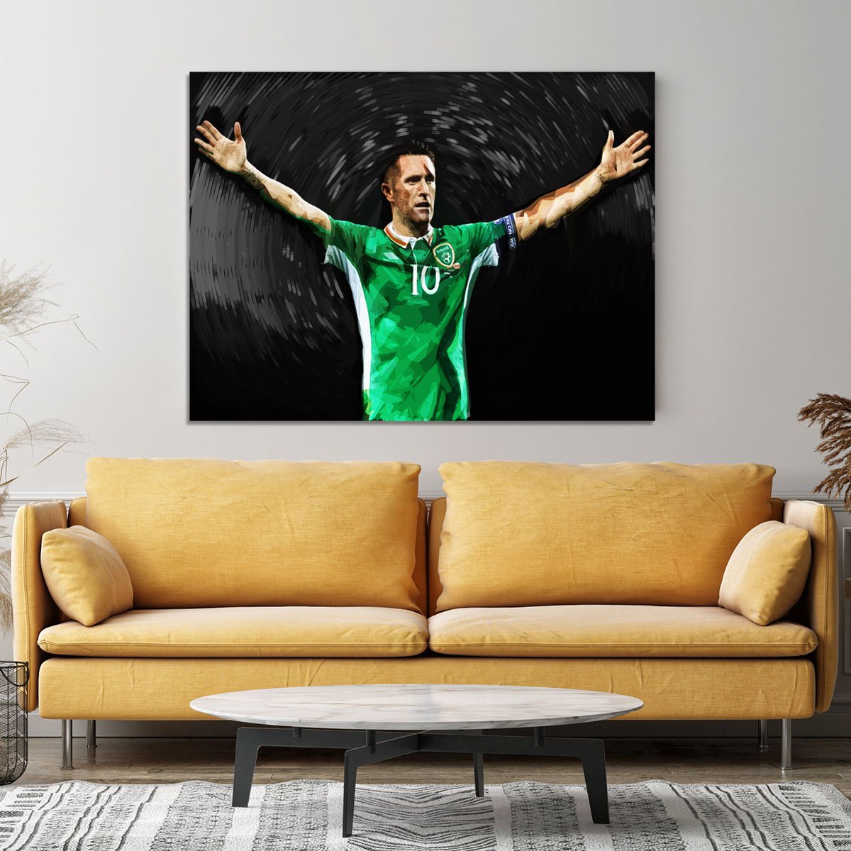 Robbie Keane Ireland Canvas Print or Poster