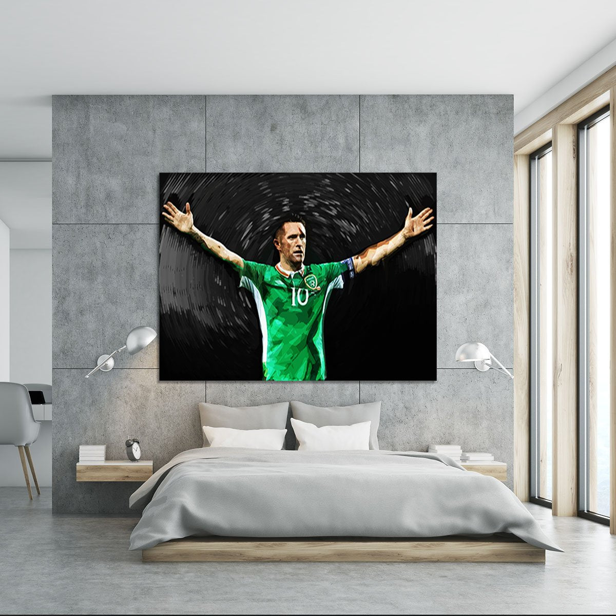 Robbie Keane Ireland Canvas Print or Poster