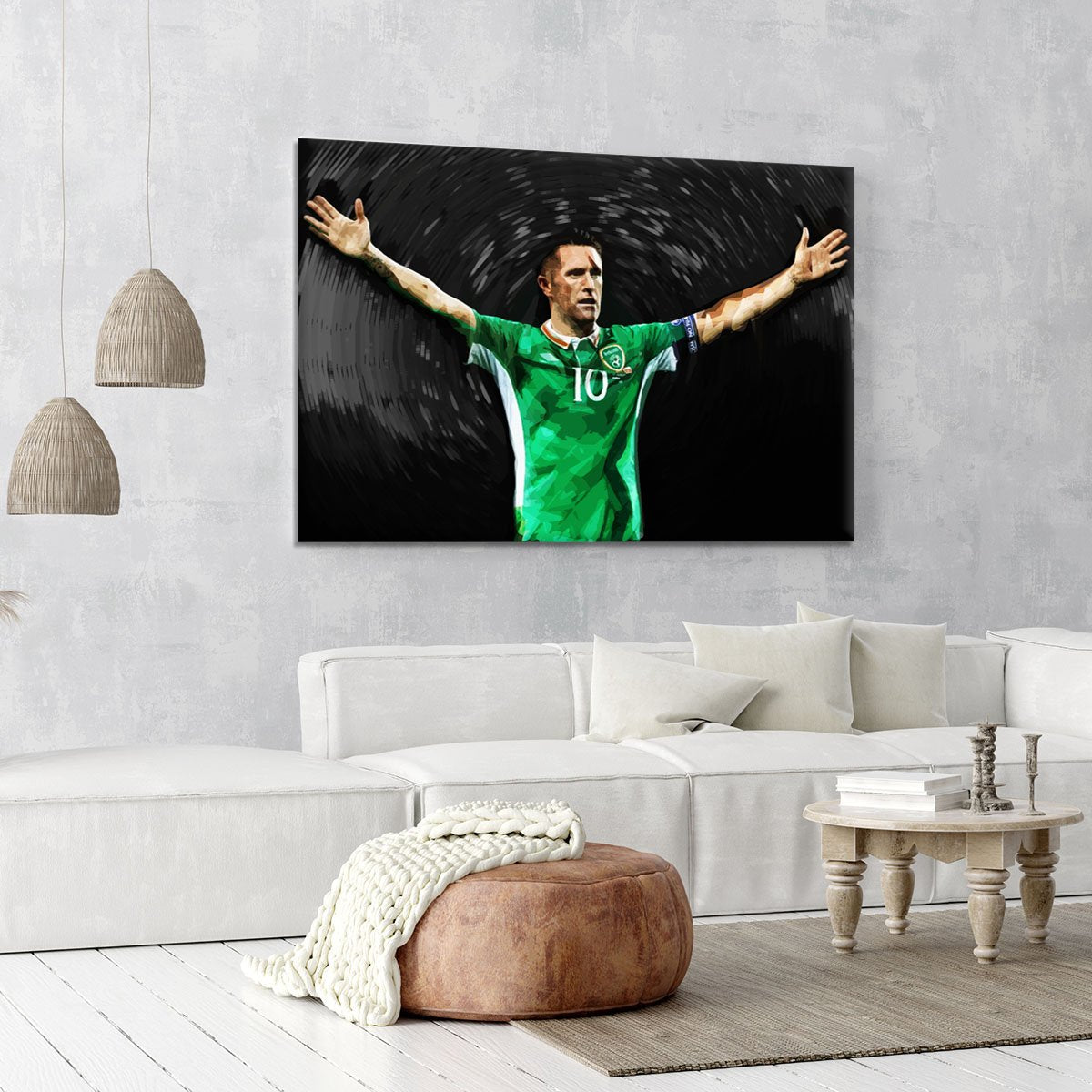 Robbie Keane Ireland Canvas Print or Poster