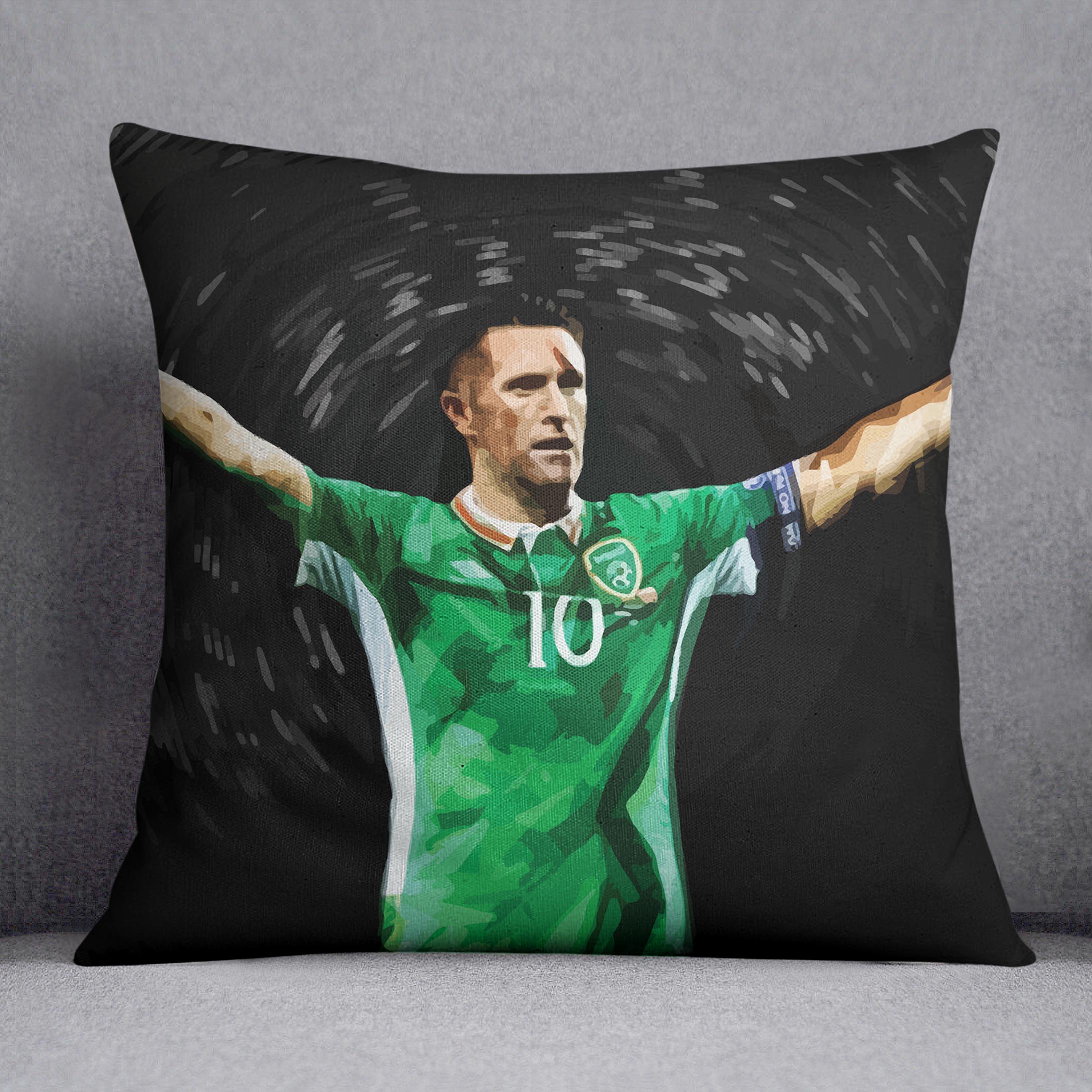 Robbie Keane Ireland Cushion