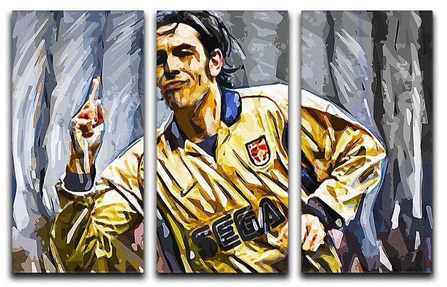 Robert Pires 3 Split Panel Canvas Print - Canvas Art Rocks - 1