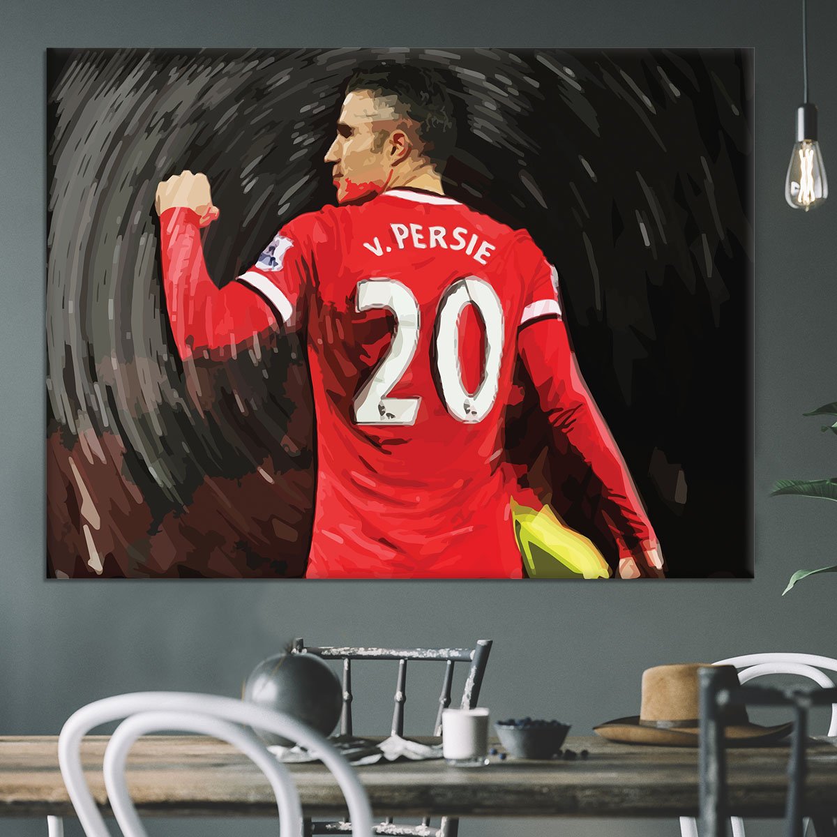 Robin Van Persie Man United Canvas Print or Poster