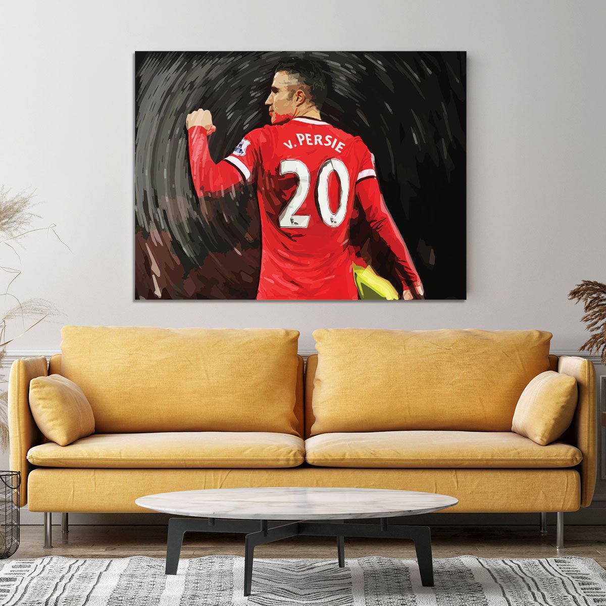 Robin Van Persie Man United Canvas Print or Poster