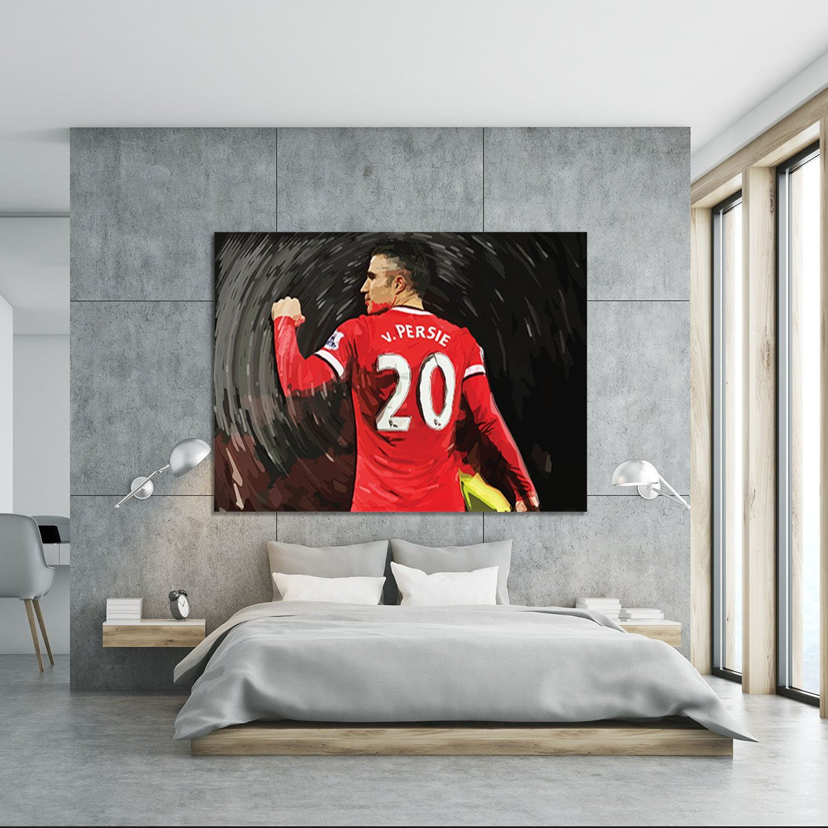 Robin Van Persie Man United Canvas Print or Poster