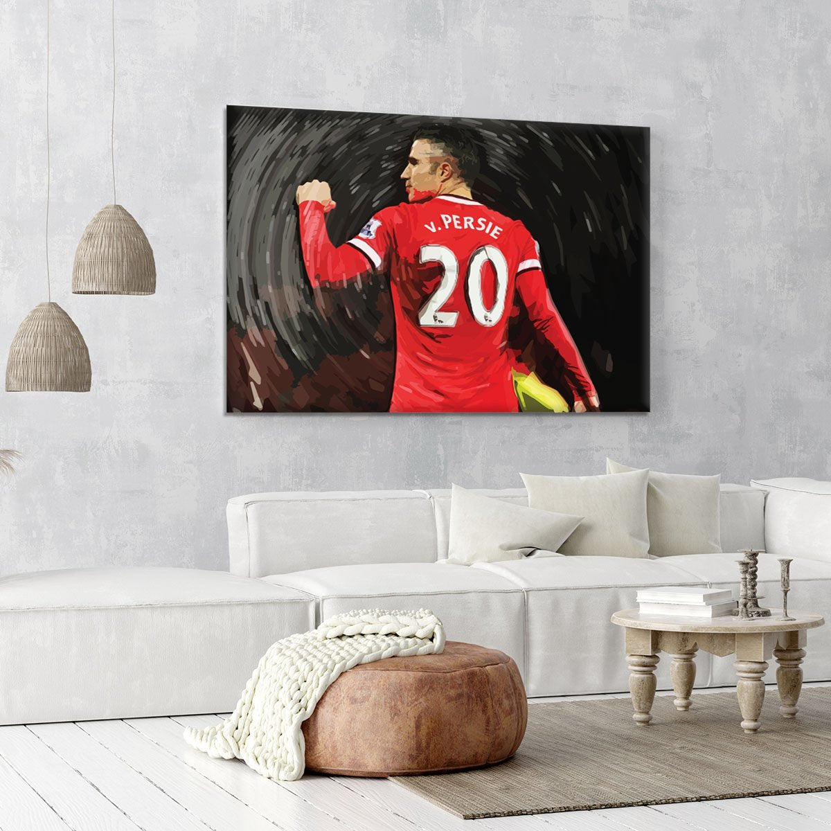 Robin Van Persie Man United Canvas Print or Poster