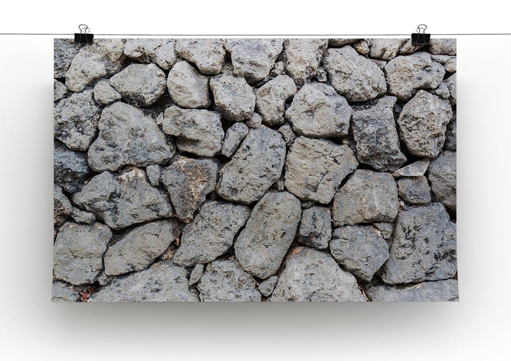 Rock wall texture Canvas Print or Poster - Canvas Art Rocks - 2