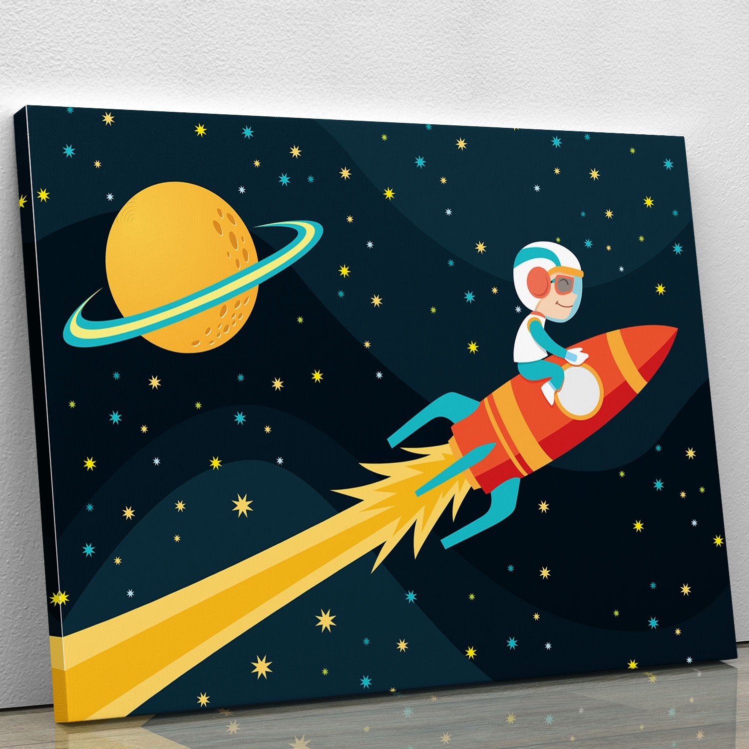 Rocket Boy Canvas Print or Poster
