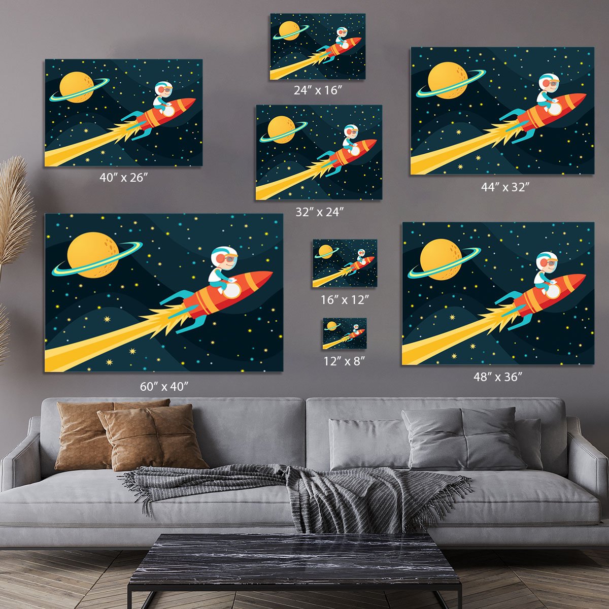 Rocket Boy Canvas Print or Poster