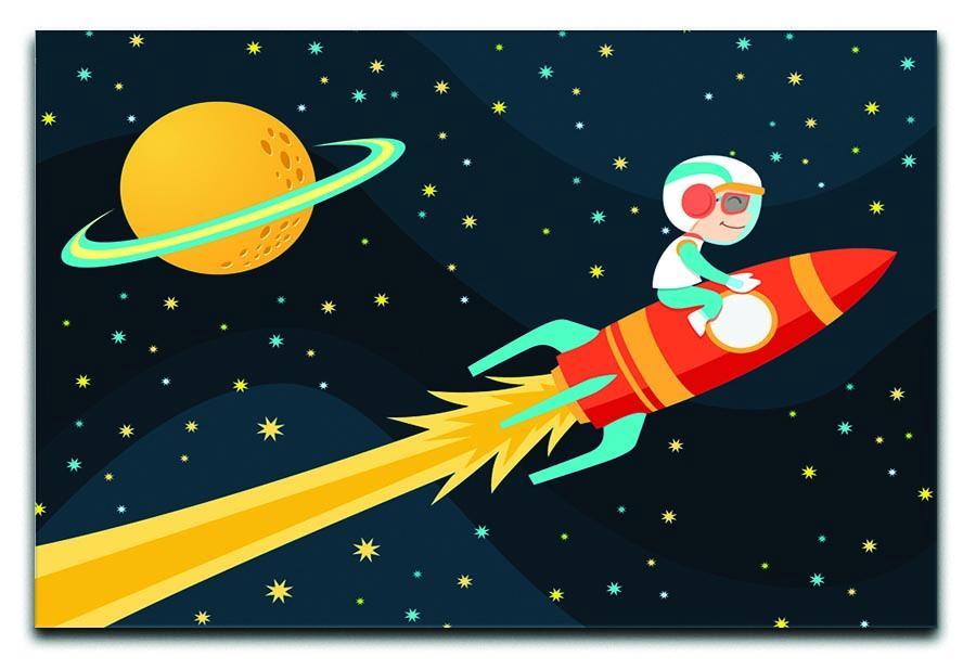 Rocket Boy Canvas Print or Poster  - Canvas Art Rocks - 1