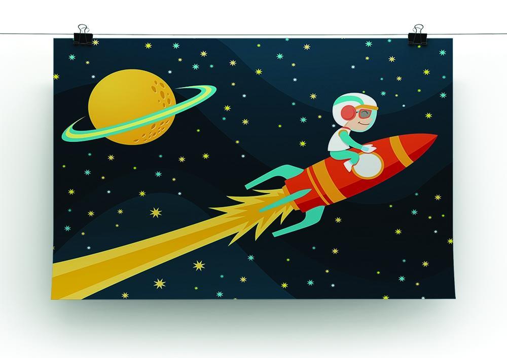 Rocket Boy Canvas Print or Poster - Canvas Art Rocks - 2