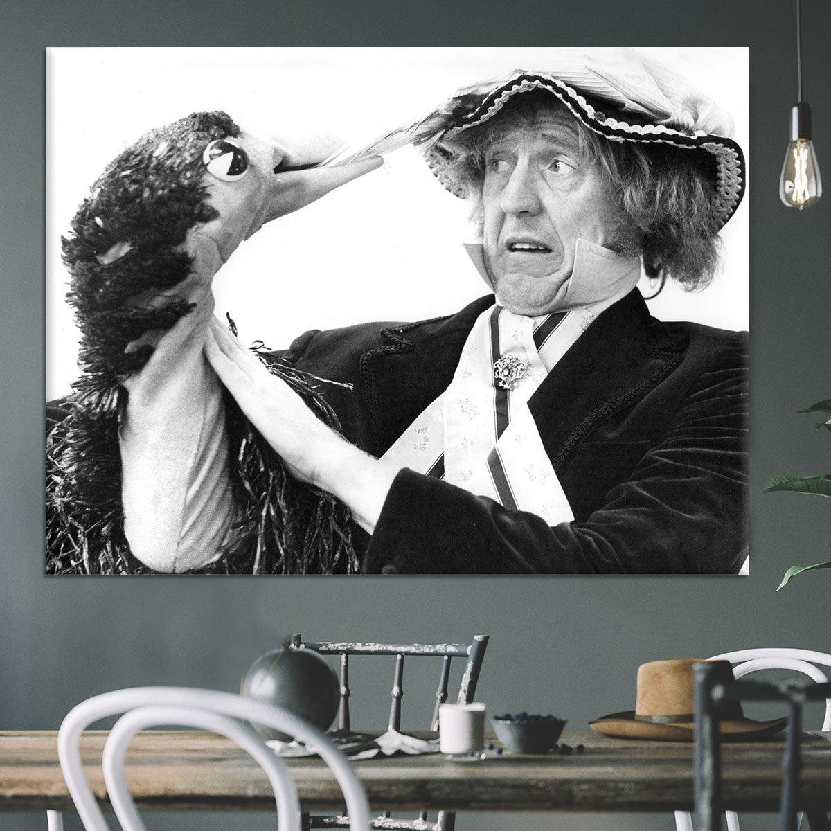 Rod Hull and Emu Canvas Print or Poster