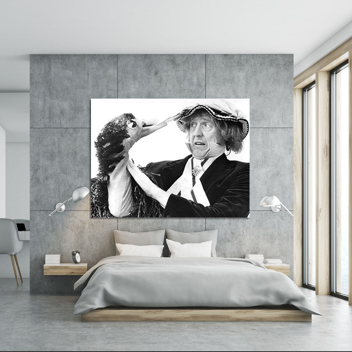 Rod Hull and Emu Canvas Print or Poster