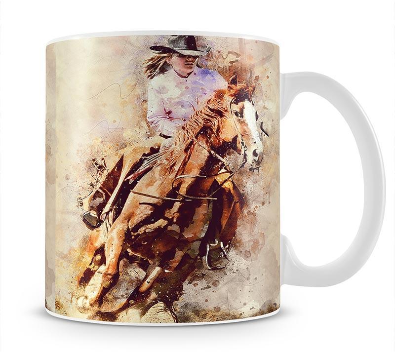 Rodeo Painting Mug - Canvas Art Rocks - 1