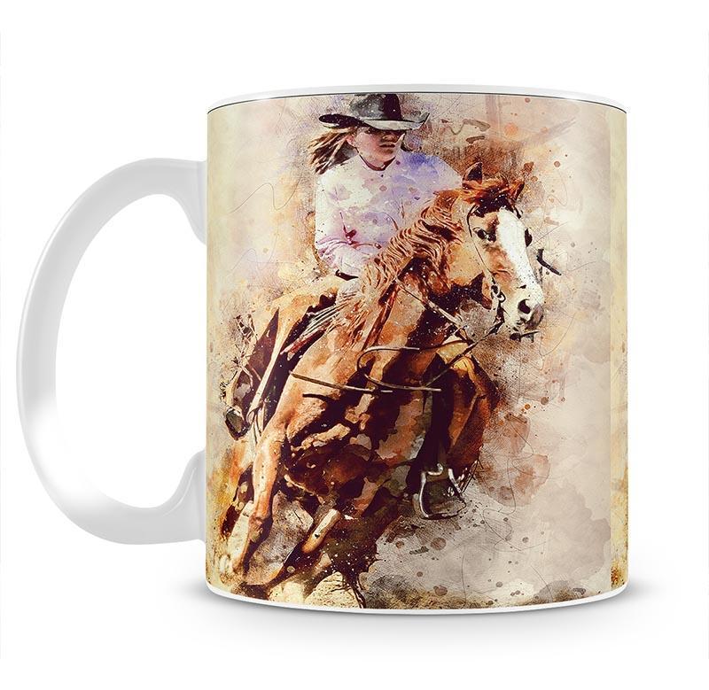 Rodeo Painting Mug - Canvas Art Rocks - 2