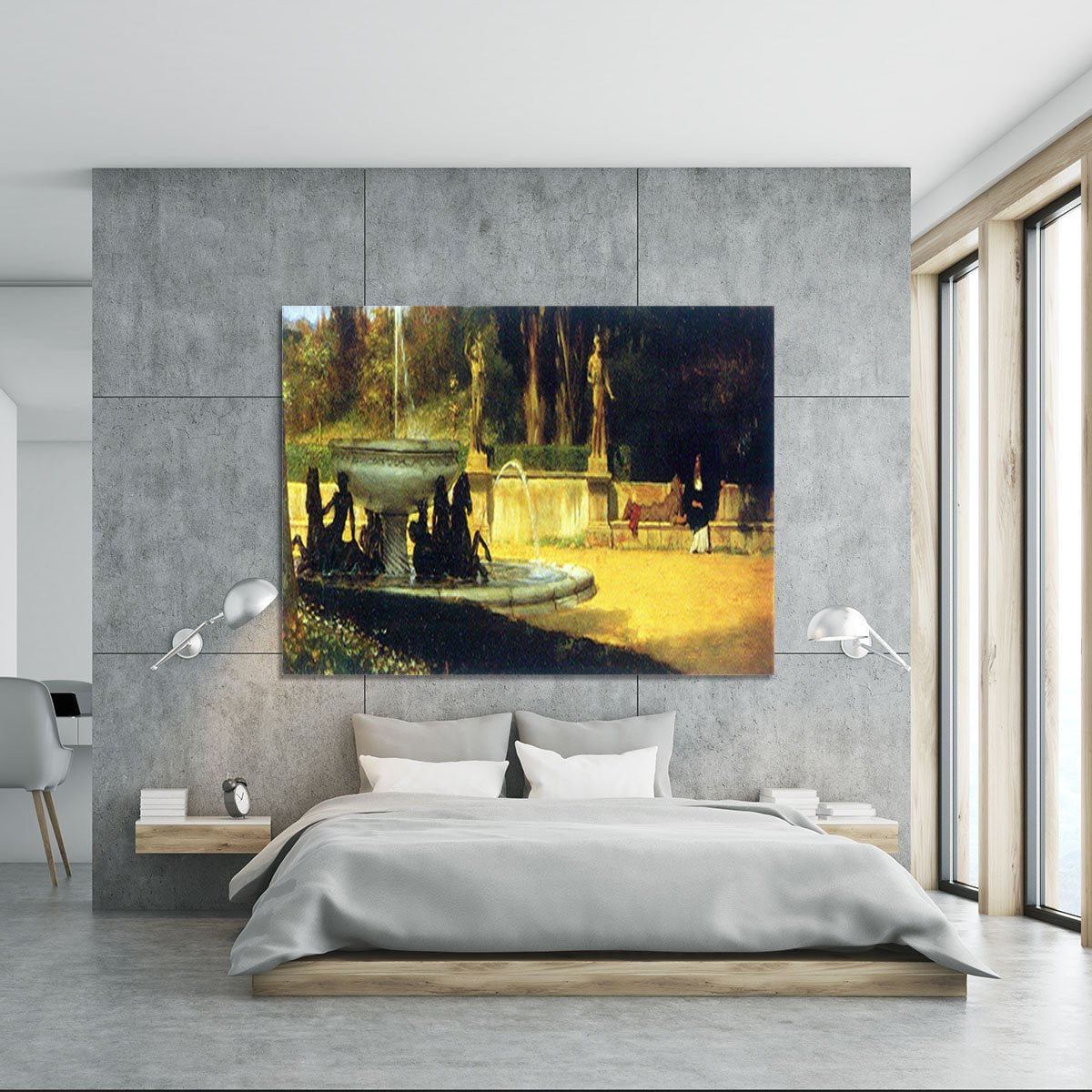 Roman Garden by Alma Tadema Canvas Print or Poster
