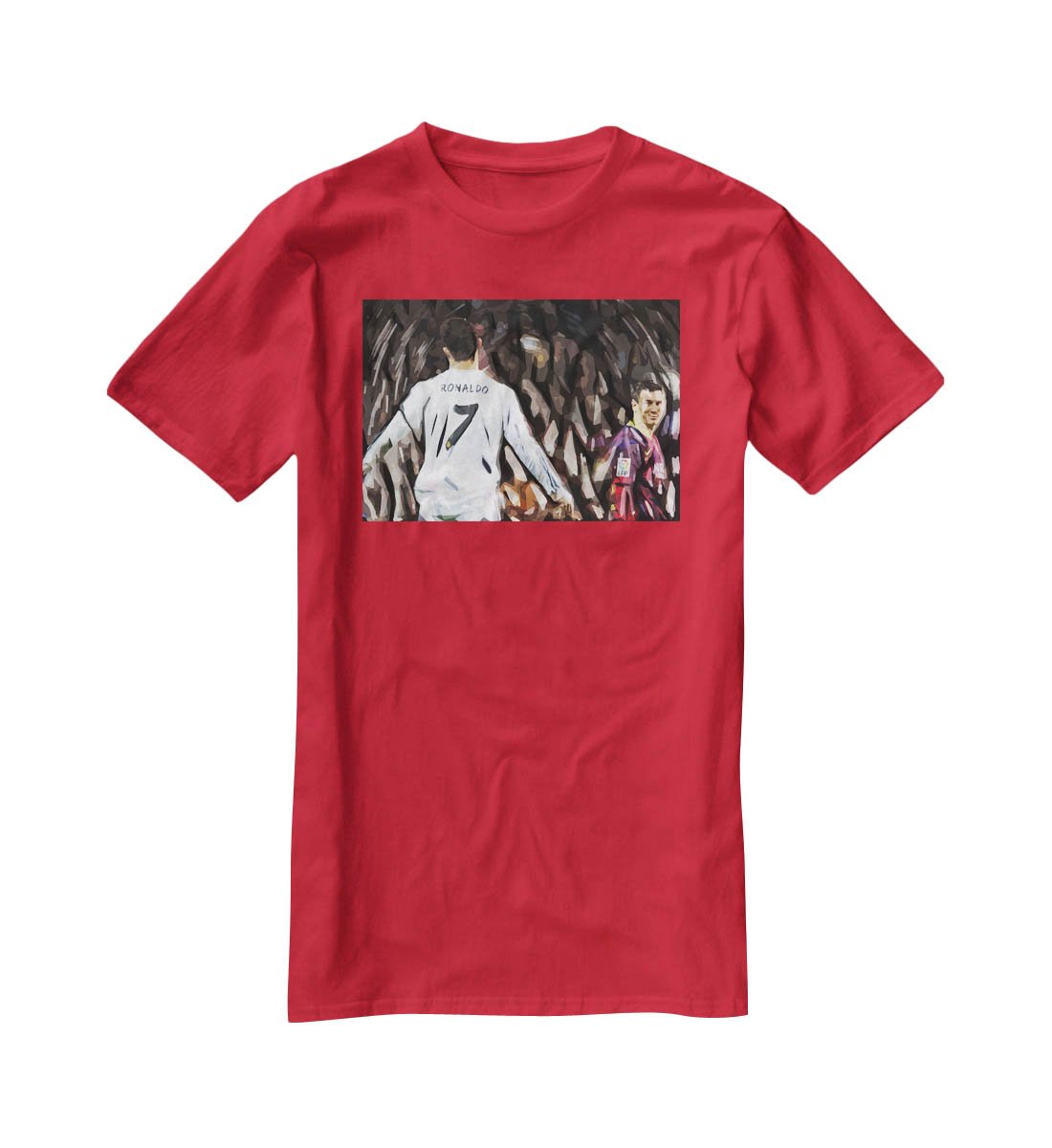 Ronaldo Vs Messi T-Shirt - Canvas Art Rocks - 4