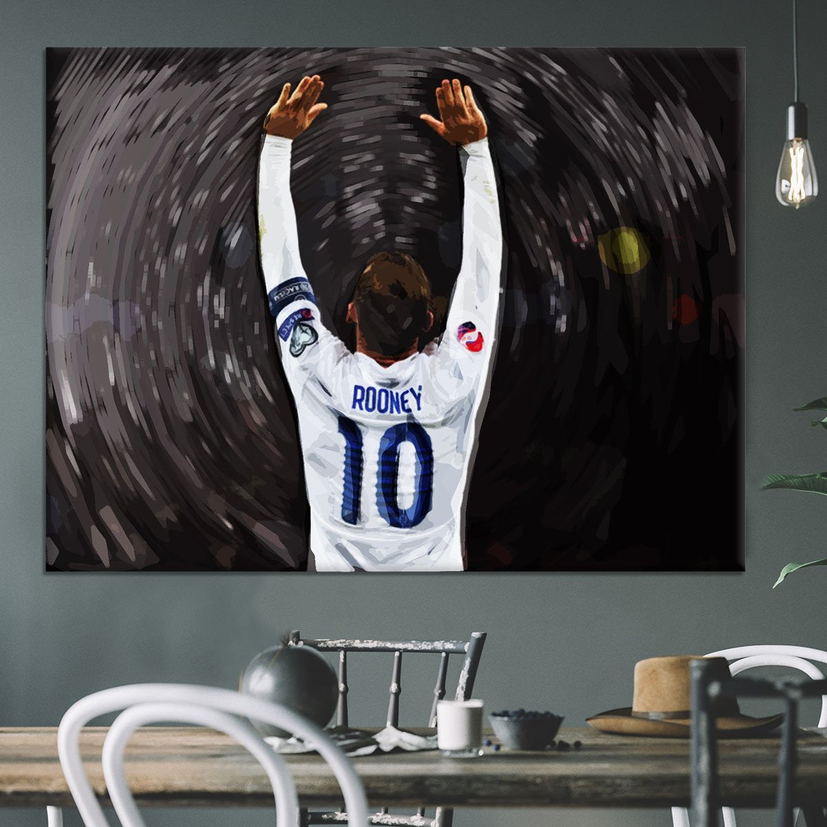 Rooney England Canvas Print or Poster