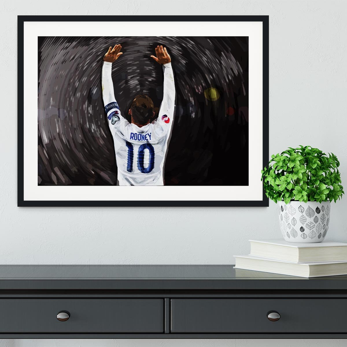 Rooney England Framed Print - Canvas Art Rocks - 1